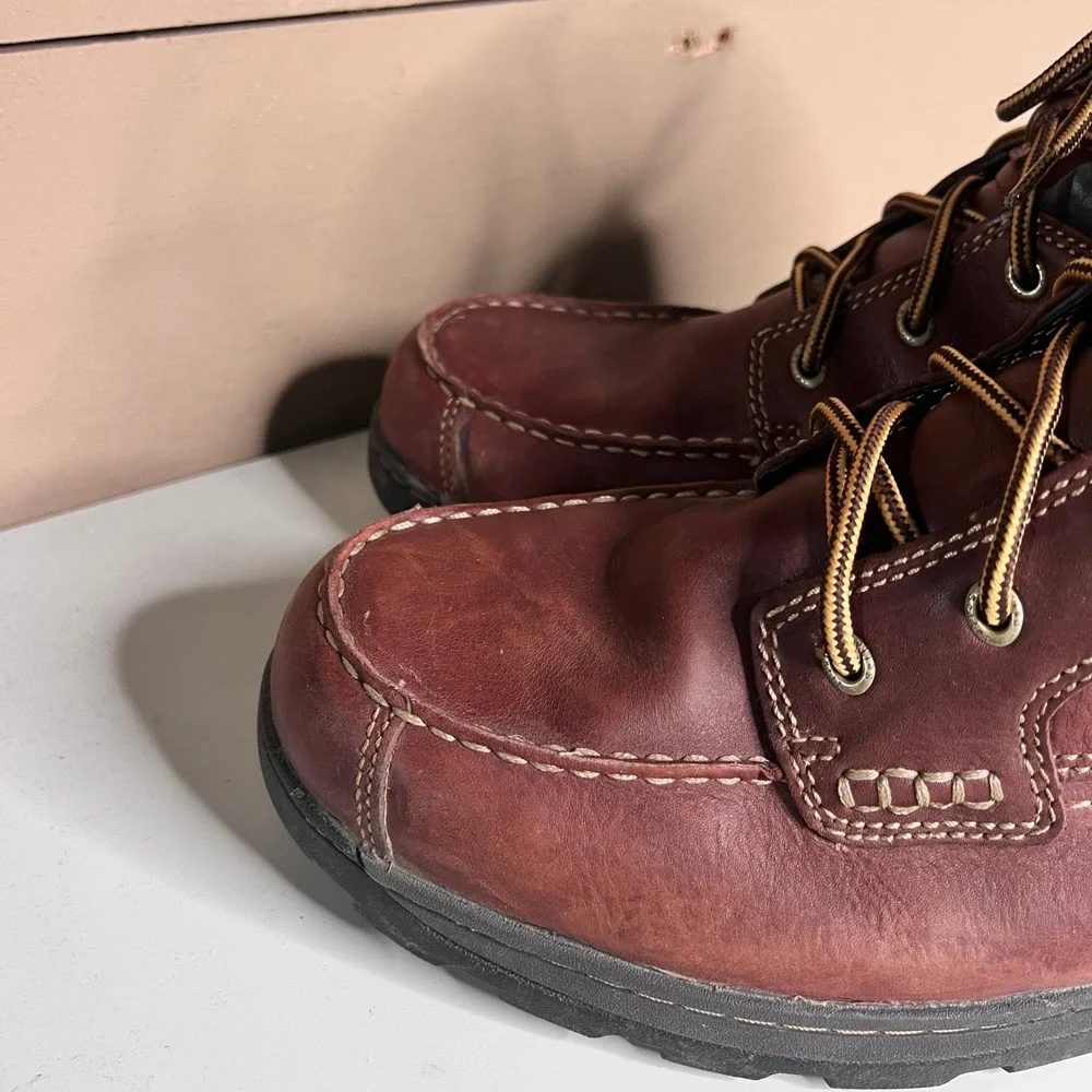 Irish Setter Hunt Mens 12 D Red Leather Dry-Plus Waterproof Moc Toe‎ Boots 1892